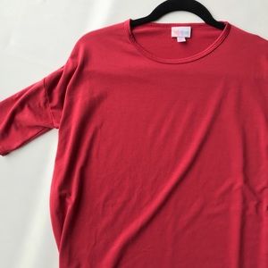 XXS BRICK RED LULAROE IRMA